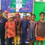 children in cultural attire.